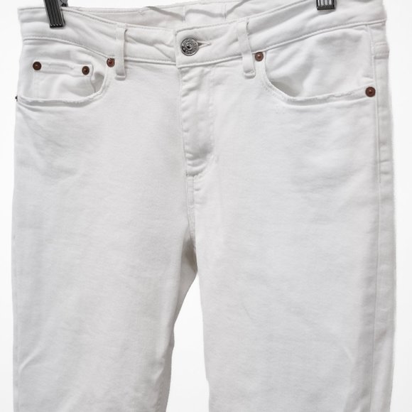 Acne Studios Skin 5 White Vintage Skinny Jeans - Picture 4 of 12